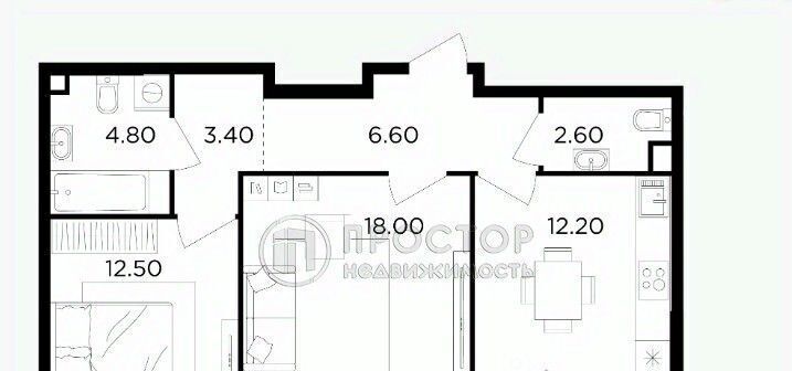 квартира г Москва ул Картмазовские Пруды 2к/3 Филатов Луг, Филатов Луг жилой комплекс фото 2