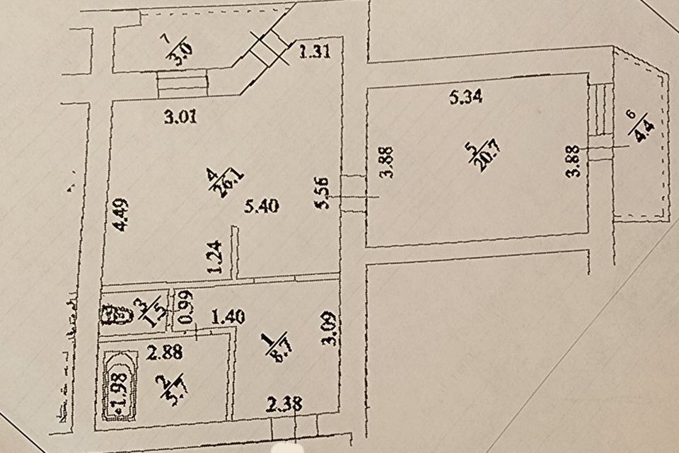 квартира г Уфа р-н Кировский б-р Дуванский 30 Уфа городской округ фото 1