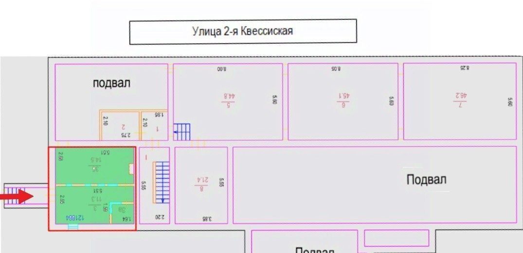 свободного назначения г Москва САО ул Квесисская 2-я 21 муниципальный округ Савёловский фото 9