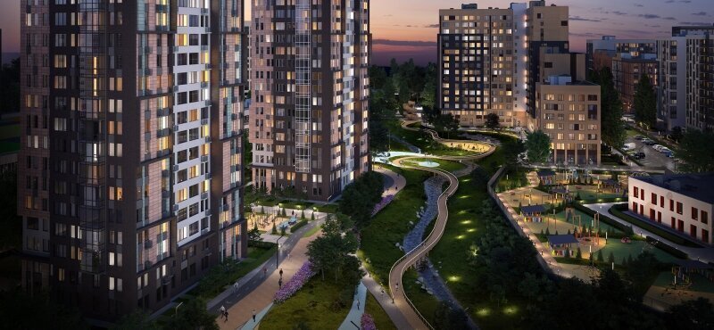 квартира г Москва метро Коммунарка ТиНАО ЖК Скандинавия, 28. 3 фото 10