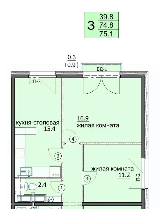 квартира г Пенза р-н Октябрьский ул Яшиной 6 Октябрьский район фото 1