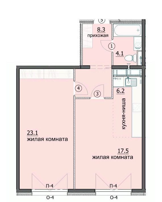квартира г Пенза р-н Октябрьский ул Яшиной 6 Октябрьский район фото 1