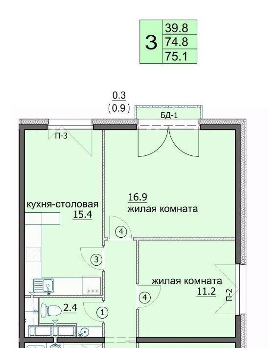 квартира г Пенза р-н Октябрьский ул Яшиной 6 Октябрьский район фото 1