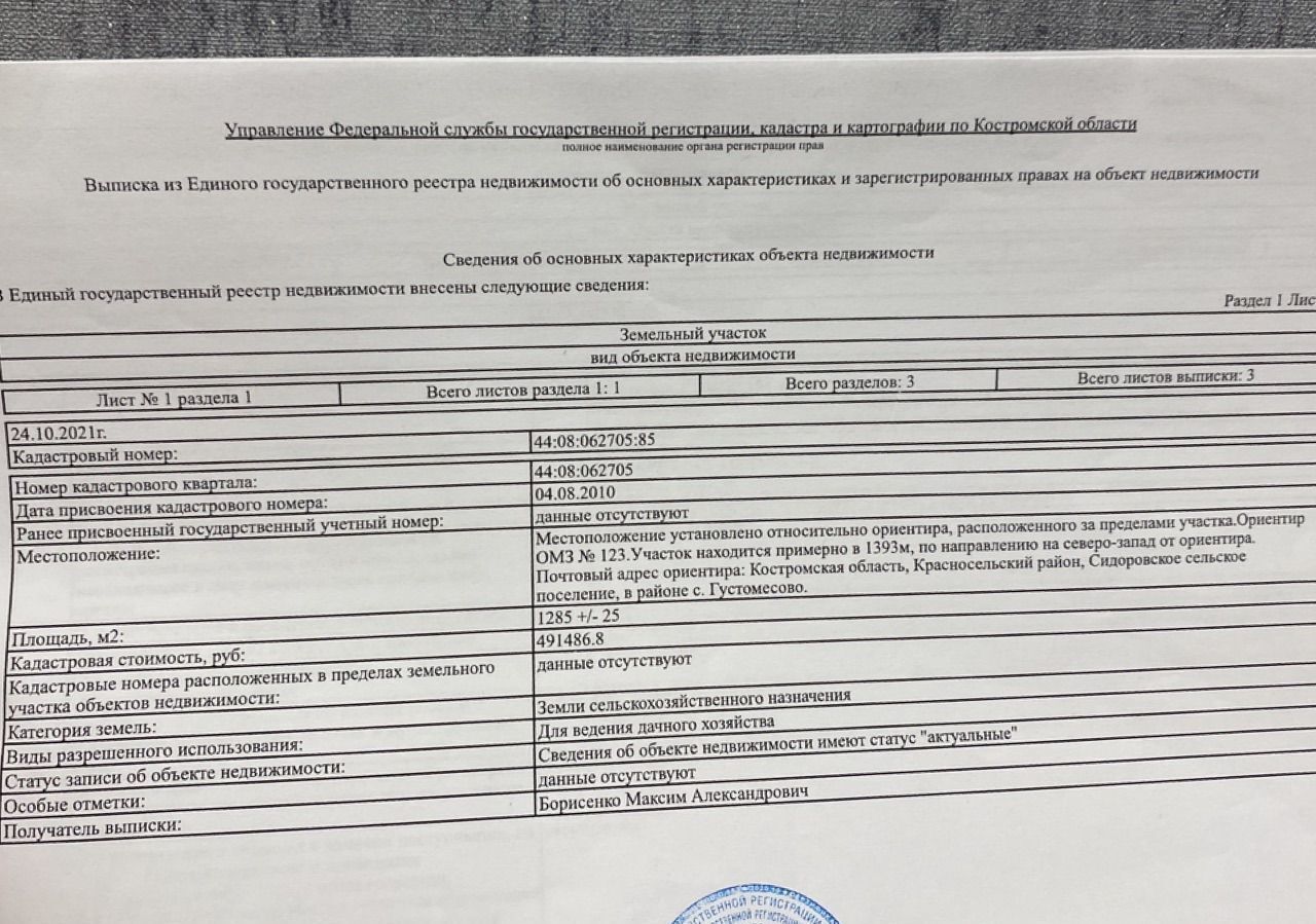 земля р-н Красносельский днп тер.Красивая земля Сидоровское сельское поселение, Красное-на-Волге фото 1