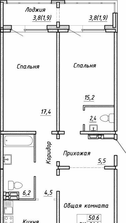 квартира г Новосибирск р-н Ленинский ул Связистов 13/2 фото 1