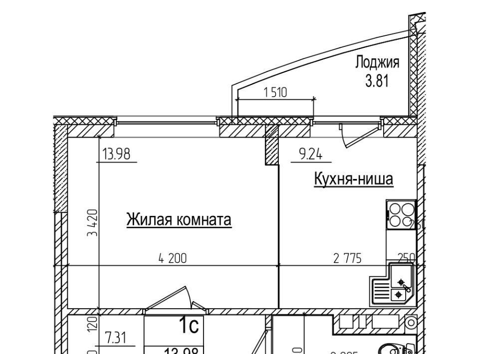 квартира г Новосибирск р-н Заельцовский Заельцовская ул Дуси Ковальчук 242 фото 1