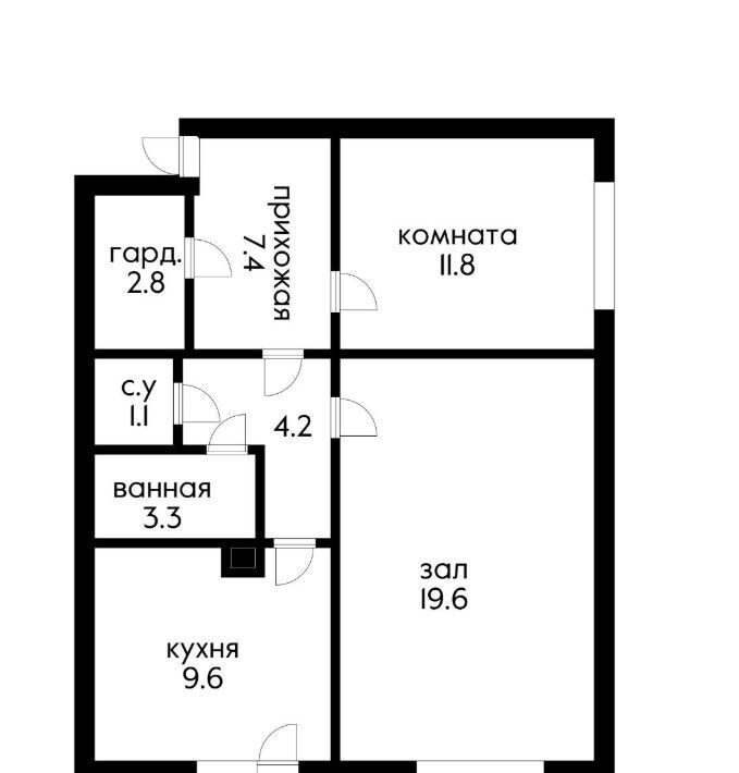 квартира г Краснодар р-н Прикубанский ул Восточно-Кругликовская 48/2 фото 6