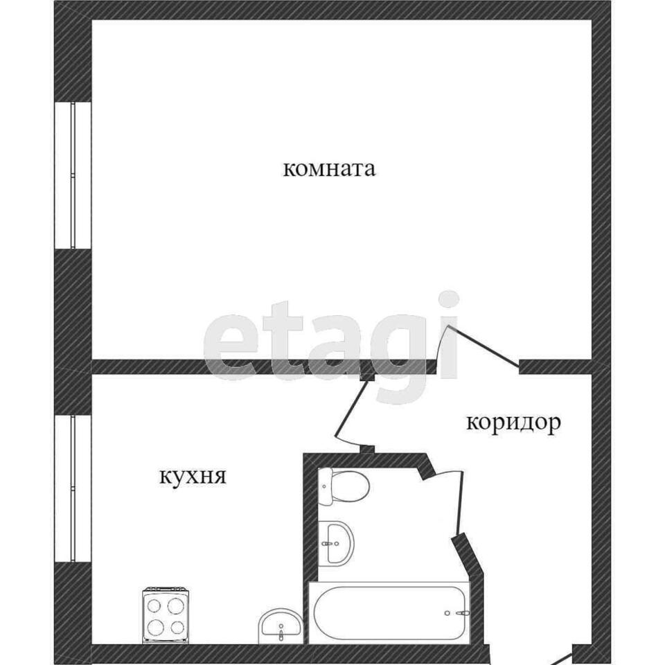 квартира г Надым ул Комсомольская 17 фото 12