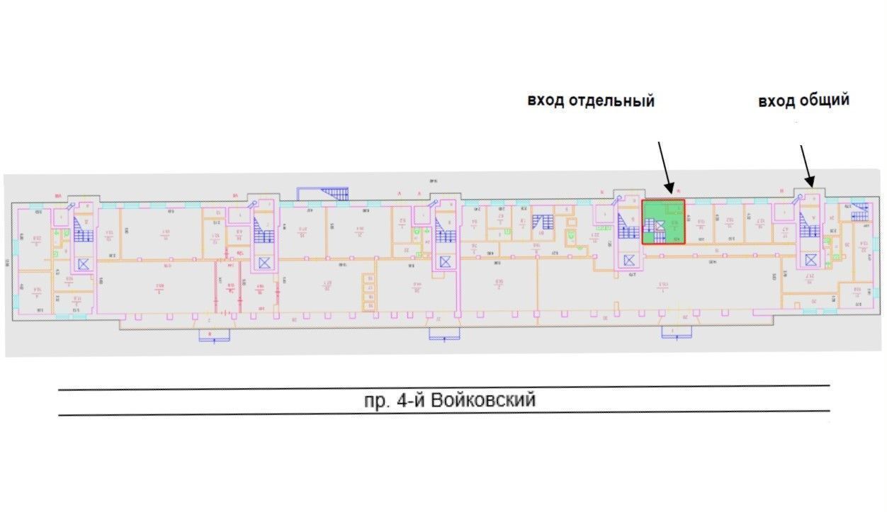 свободного назначения г Москва метро Балтийская 4-й Войковский пр., 10 фото 28