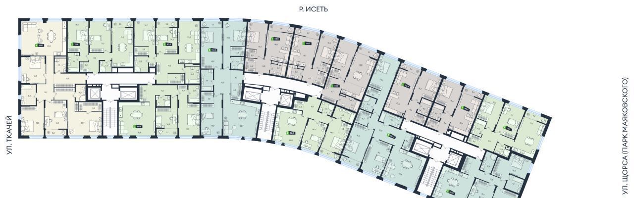 квартира г Екатеринбург р-н Ленинский Чкаловская ул Машинная 1в/3 фото 2