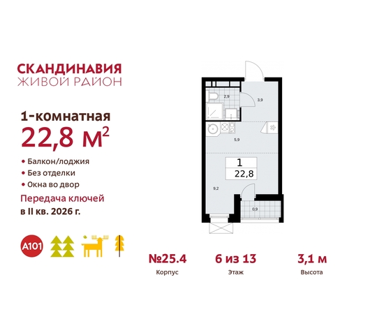 п Сосенское жилой район «Скандинавия» дом 25/4 Сосенское, Бутово фото