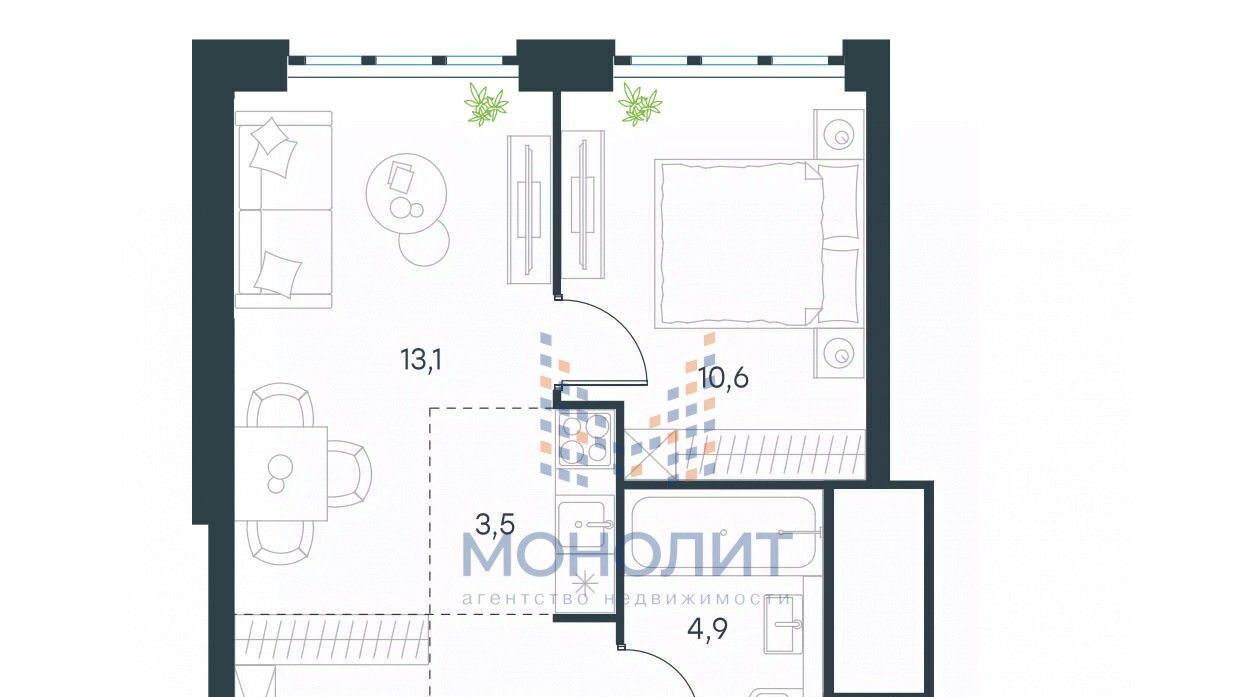 квартира г Москва метро Кожуховская ЖК Левел Южнопортовая 3 муниципальный округ Печатники фото 1