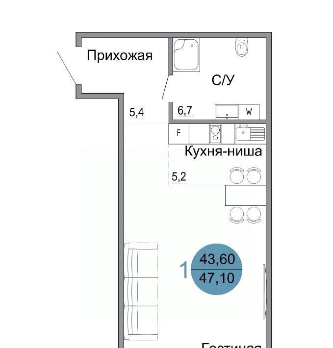 квартира г Керчь Белый город жилой комплекс фото 1