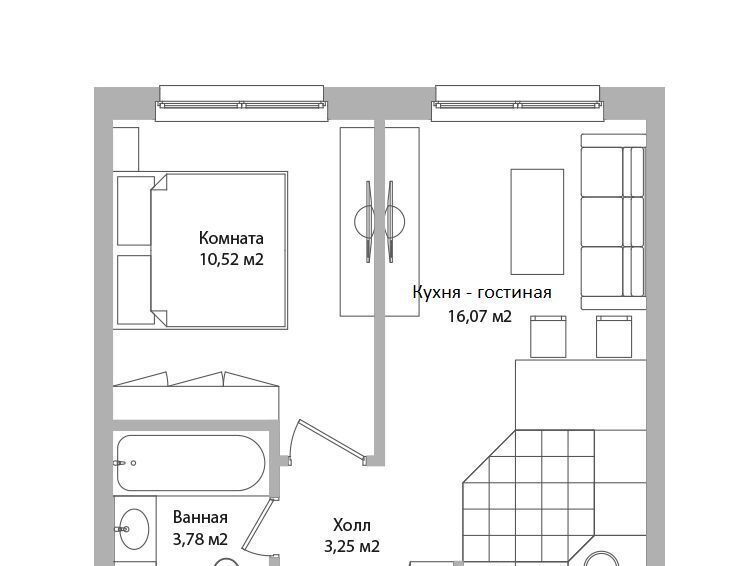 квартира г Москва метро Медведково ул Троицкая 3г Московская область, Мытищи фото 2