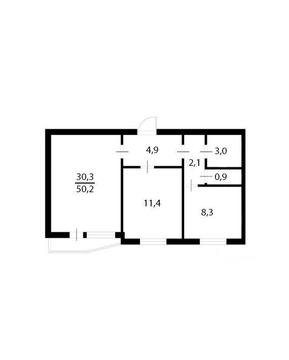 квартира г Москва метро Жулебино ул Генерала Кузнецова 11к/2 фото 2