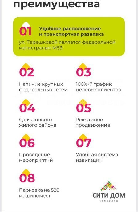 свободного назначения г Кемерово р-н Ленинский ул Терешковой 41/3 фото 8