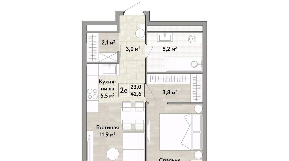 квартира г Москва метро Бунинская аллея № 174 кв-л, Новые Смыслы жилой комплекс фото 1