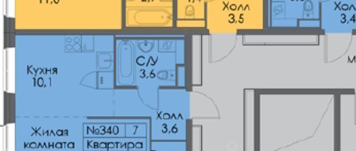 квартира г Москва метро Окружная Большая Академическая 85 проезд 1-й Нижнелихоборский, 1 фото 19