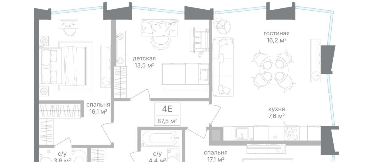 квартира г Москва метро Петровский парк проезд Старо-Петровско-Разумовский 1/23с 5 Парк фото 1