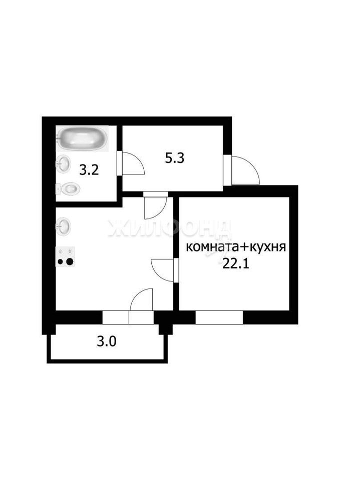 квартира г Новосибирск р-н Кировский ул Виктора Уса 1 Площадь Маркса фото 12