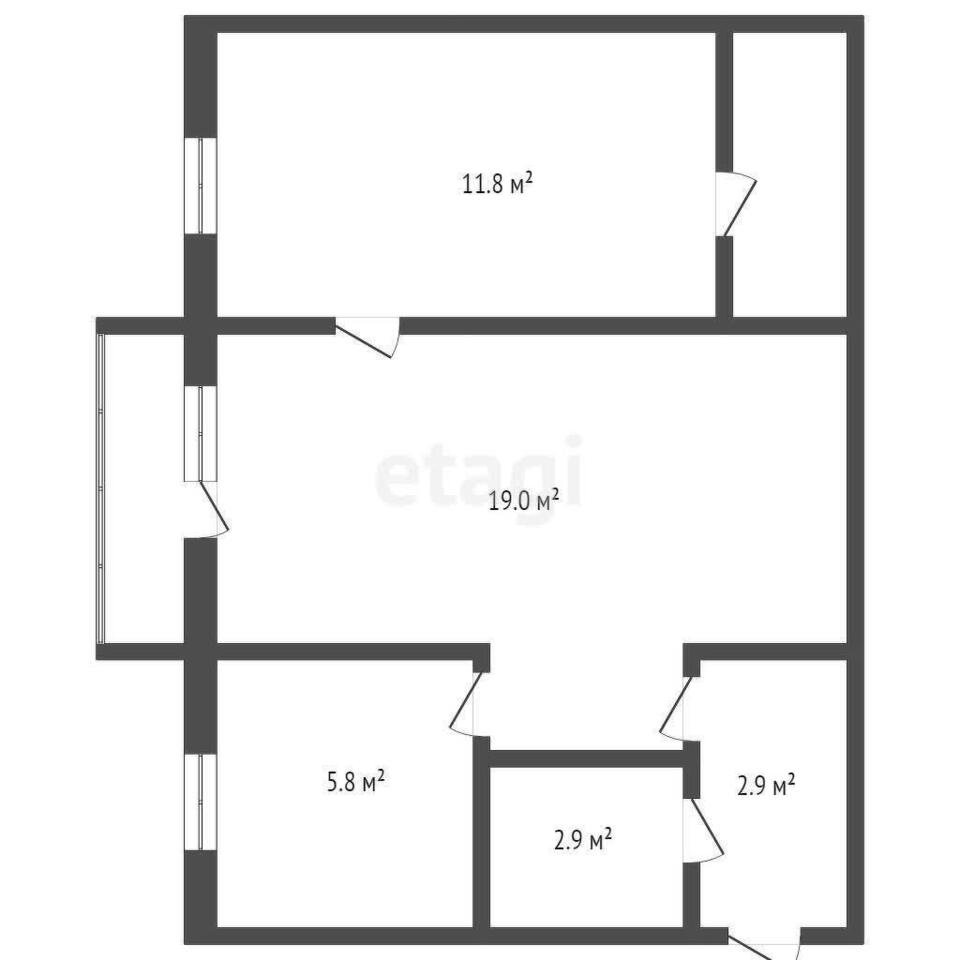 квартира г Кемерово р-н Центральный ул Сибиряков-Гвардейцев 314 фото 16