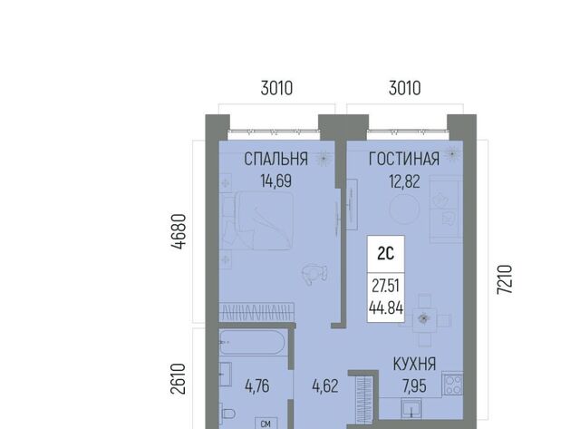 р-н Октябрьский ЖК «Новатор» 2 Глумилино-1 мкр фото