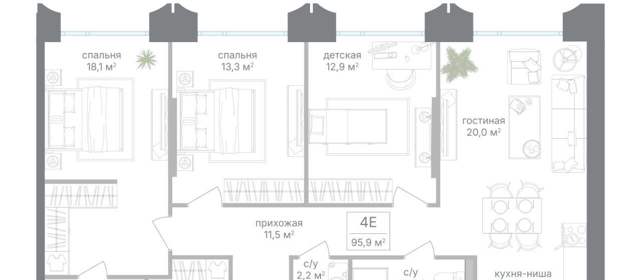 квартира г Москва метро Петровский парк проезд Старо-Петровско-Разумовский 1/23с 5 Парк фото 3