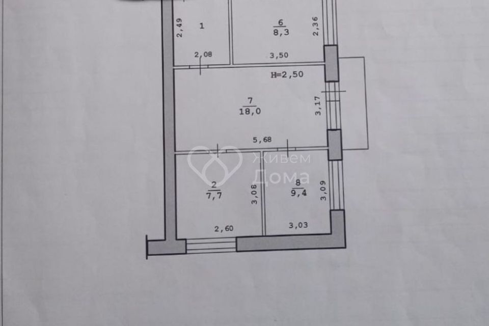 квартира г Волгоград р-н Дзержинский ул Ессентукская 7 городской округ Волгоград фото 9