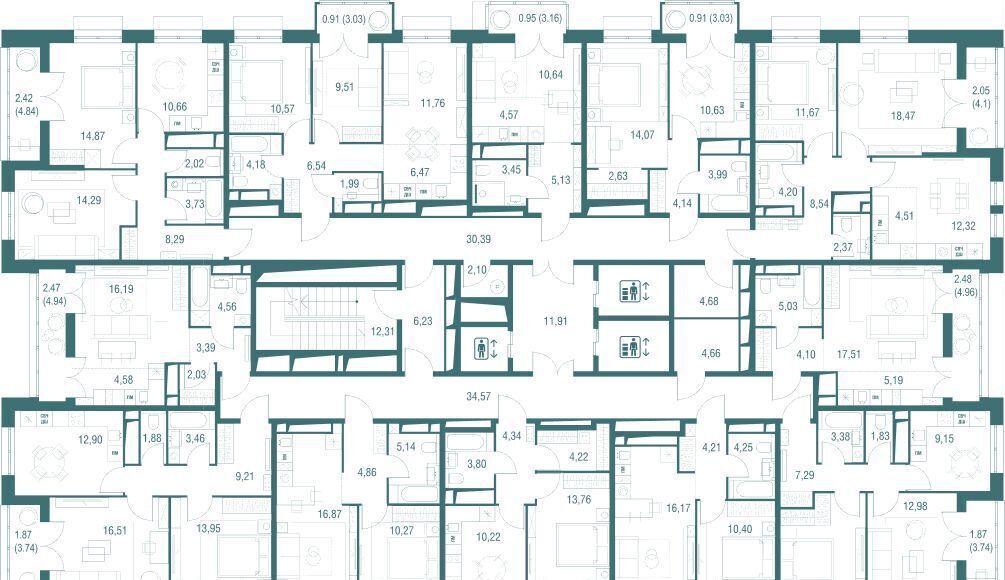 квартира г Одинцово ул Северная 4а Жилой мкр. «Одинбург» Одинцово фото 2