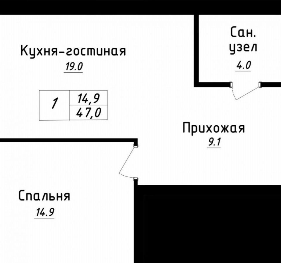 квартира р-н Оренбургский п Пригородный ул Озерная 22а сельсовет фото 1