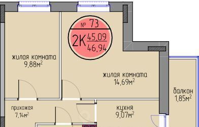 квартира г Пермь р-н Кировский ул Автозаводская 11а фото 1