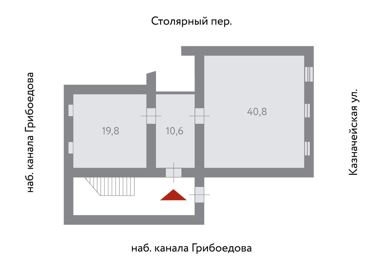 офис г Санкт-Петербург метро Садовая р-н Адмиралтейский ул Казначейская 4/16а А фото 9