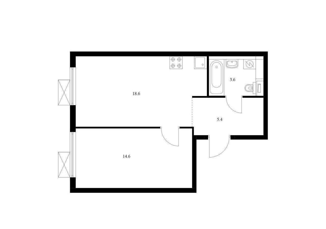 квартира г Москва метро Кантемировская б-р Кавказский корп. 1. 5 фото 1