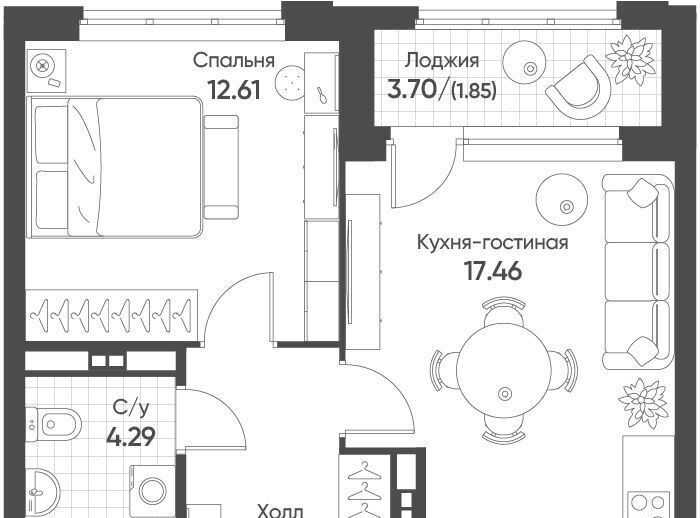 квартира г Екатеринбург Ботаническая Солнечный жилрайон фото 1