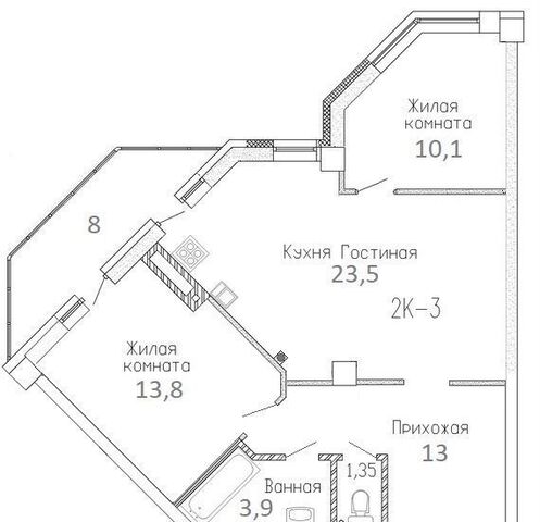 квартира Динамо ул Бажова 68 фото