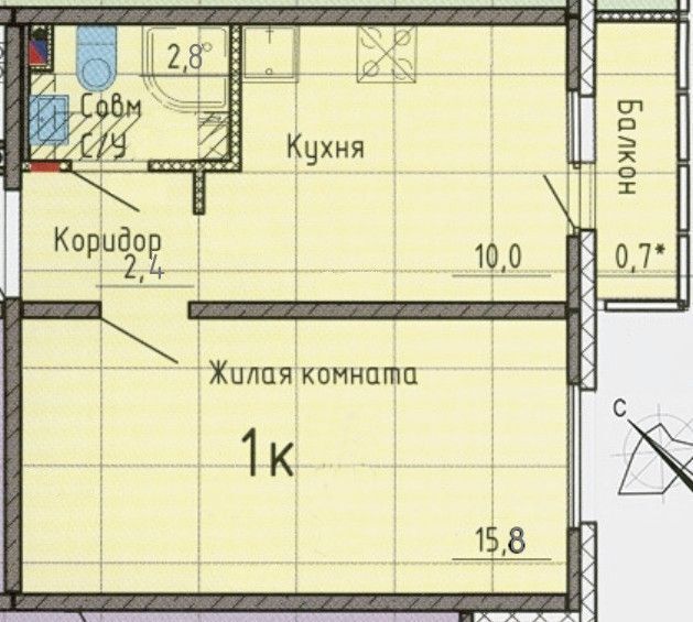 квартира г Екатеринбург п Мичуринский ул Майская 68 Екатеринбург городской округ фото 2