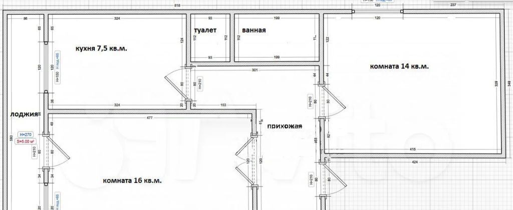 квартира г Ярославль р-н Фрунзенский ул Доронина 8к/3 фото 2