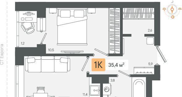 квартира г Березовский пер Короткий жилые дома фото 25