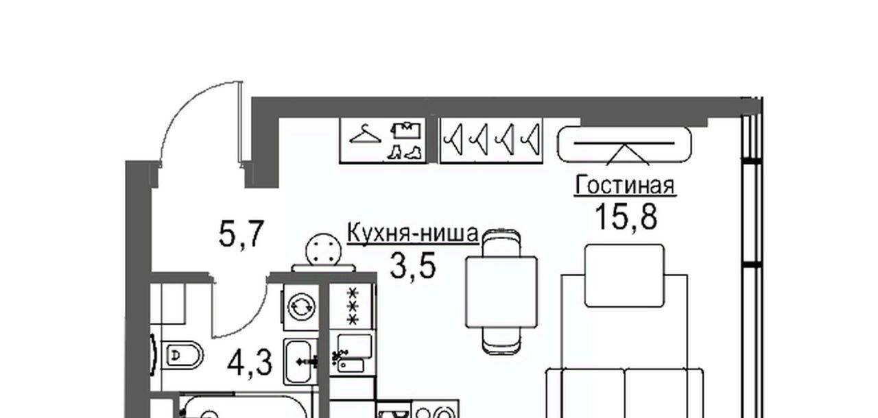 квартира г Москва метро Белорусская пр-кт Ленинградский 8 фото 1