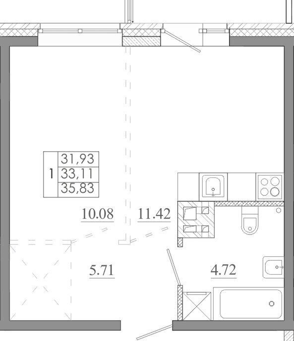 квартира г Иркутск ул Баумана 271/2 фото 2