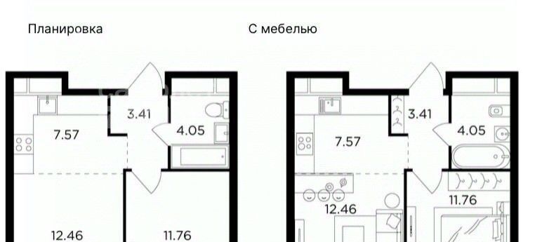 квартира г Москва метро Кунцевская ул Петра Алексеева 14 фото 2