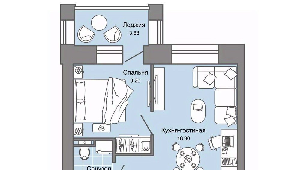 квартира г Киров р-н Ленинский ул Дмитрия Козулева 2к/2 фото 1