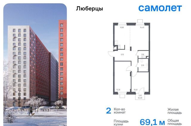 микрорайон Зенино ЖК «Люберцы 2018» ЖК Самолёт, к 70, Некрасовка фото