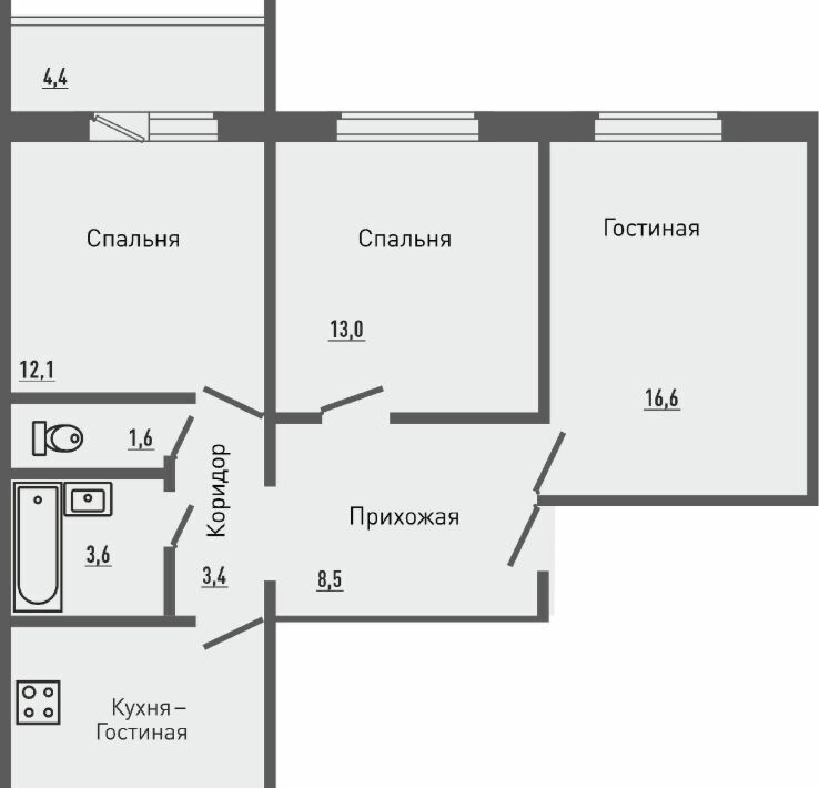 квартира р-н Орловский д Жилина ул Садовая 2к/2 ЖК «Зеленый квартал» фото 1