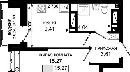 квартира г Ростов-на-Дону р-н Октябрьский пер Элеваторный 6/2а фото 4