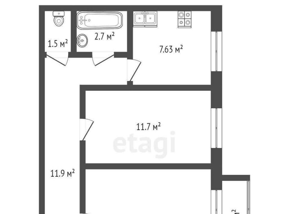 квартира г Когалым ул Молодежная 14 фото 1