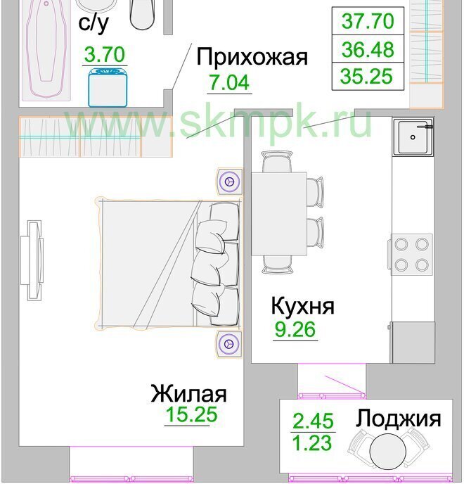 квартира р-н Зеленоградский г Зеленоградск фото 1