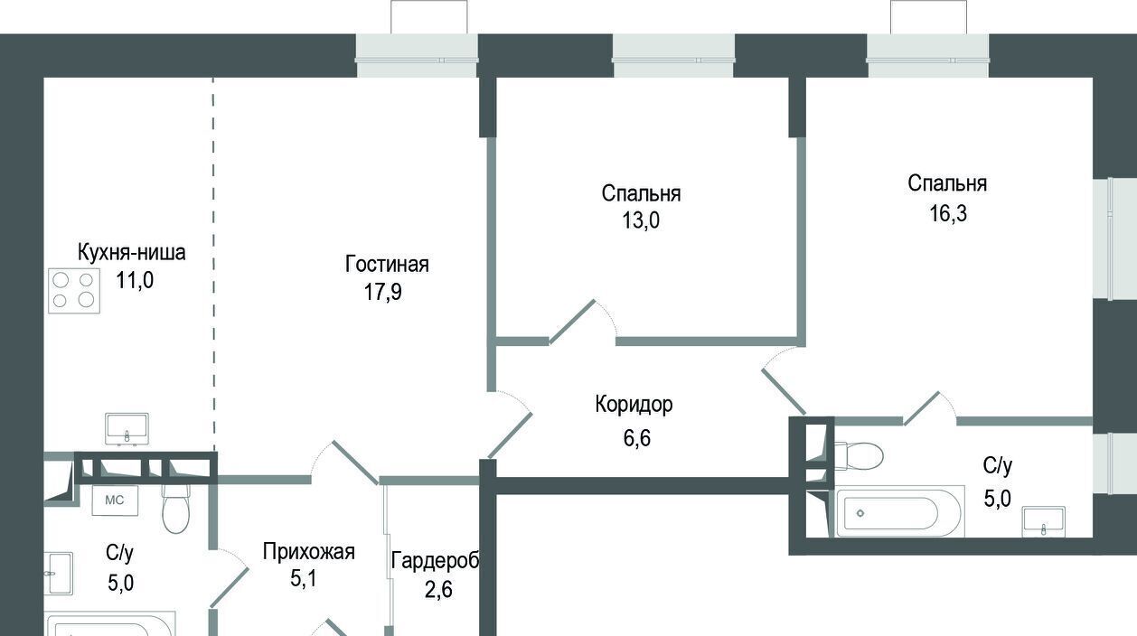 квартира г Королев мкр Первомайский Гольяново фото 1