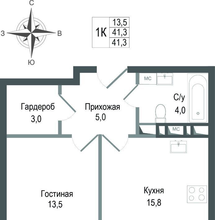 квартира г Королев мкр Первомайский Гольяново фото 1