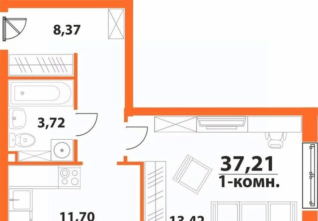 р-н Засвияжский 19-й микрорайон ЖК «‎Аквамарин 2» 1 фото